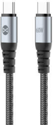 Forever Cablu Date si Incarcare USB-C - USB-C Forever Braix, 60W, 1m, Negru - gsmboutique