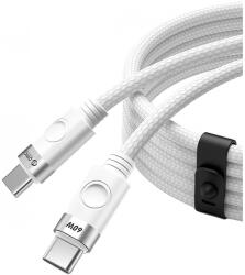 ORICO Cablu Date si Incarcare USB-C - USB-C Orico CDX, 60W, 1m, Alb - gsmboutique