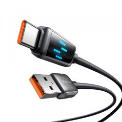 Mcdodo Cablu Date si Incarcare USB-A - USB-C McDodo CA-2350 Display, 100W, 1.2m, Negru - gsmboutique