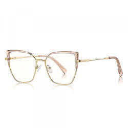 Techsuit Ochelari De Calculator Dama Techsuit 3156, Anti-Blue Light, Aurii Roz - gsmboutique