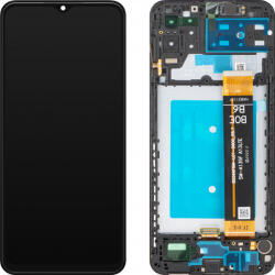 MP Display cu Touchscreen MP compatibil cu Samsung Galaxy A13 A135 / A13 A137 / M13 M135, cu Rama, Negru - gsmboutique