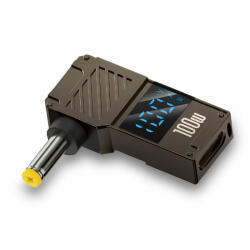 Techsuit Adaptor Incarcare Techsuit LaptopPlugX A22, DC - USB-C, Gri