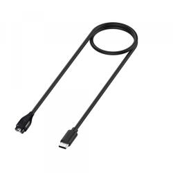 Techsuit Cablu Incarcare Techsuit TGC2 pentru Garmin Watch Fenix / vivoactive Series, USB-C, Negru