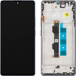 Xiaomi Display cu Touchscreen Xiaomi Redmi Note 14S, cu Rama, Violet (Aurora Purple), Service Pack 56000200N6R00 (56000200N6R00)