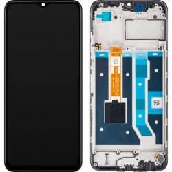 Oppo Display cu Touchscreen Oppo A17, cu Rama, Negru, Service Pack 4130358 (4130358)
