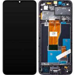Realme Display cu Touchscreen Realme C30 / Narzo 50i Prime, cu Rama, Negru, Service Pack 4130279 (4130279)