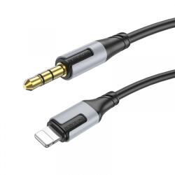 BOROFONE Cablu Audio Lightning - 3.5mm Borofone BL19 Creator, 1m, Negru - gsmboutique