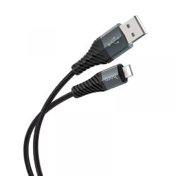 hoco. Cablu Date si Incarcare USB-A - Lightning HOCO X38 Cool, 18W, 1m, Negru - gsmboutique