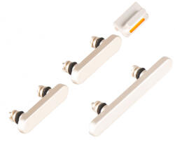 Aftermarket Buton On-Off - Volum - Profil Apple iPhone 13, Alb