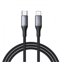 JOYROOM Cablu Date si Incarcare USB-C - Lightning Joyroom S-A28 Flash, 30W, 1m, Negru - gsmboutique