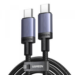 UGREEN Cablu Date si Incarcare USB-C - USB-C UGREEN L532, 240W, 1m, Gri - gsmboutique