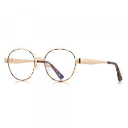 Techsuit Ochelari De Calculator Dama Techsuit 3175, Anti-Blue Light, Aurii Print
