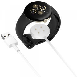 Techsuit Cablu Incarcare Techsuit THC5 pentru Google Pixel Watch 3 45mm / Watch 3 41mm, USB-A, Alb
