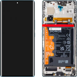Honor Display cu Touchscreen Honor 70, cu Rama si Acumulator, Albastru (Icelandic Frost), Service Pack 0235ACMJ (0235ACMJ)