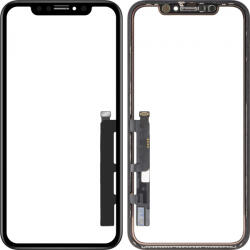 Forward Touchscreen Forward Guard OCA pentru Apple iPhone XR, Versiune IC, Negru