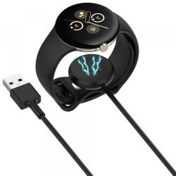 Techsuit Cablu Incarcare Techsuit THC5 pentru Google Pixel Watch 3 45mm / Watch 3 41mm, USB-A, Negru