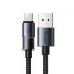 Mcdodo Cablu Date si Incarcare USB-A - USB-C McDodo CA-8180 Colorful, 66W, 1.2m, Negru - gsmboutique