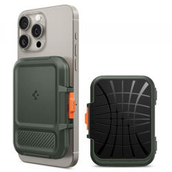 Spigen Portofel Magsafe, Spigen, Lock Fit, Verde AFA08528 - gsmboutique