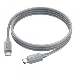 hoco. Cablu Date si Incarcare USB-C - USB-C HOCO X107, 60W, 1m, Gri - gsmboutique