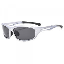 Techsuit Ochelari De Ciclism Unisex Techsuit 9309, Polarizati, Argintii Gri