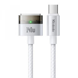 Mcdodo Cablu Incarcare McDodo CA-2071, USB-C - MagSafe 3, 140W, 2m, Alb - gsmboutique