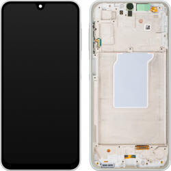 Samsung Display cu Touchscreen Samsung Galaxy A26 A266, cu Rama, Alb, Service Pack GH82-37049B (GH82-37049B)