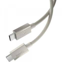 Spigen Cablu Date si Incarcare USB-C - USB-C Spigen EB6015CC, 60W, 1.5m, Gri Titan ACA10419 (ACA10419)