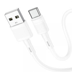 hoco. Cablu Date si Incarcare USB-A - USB-C HOCO X83 Victory, 20W, 1m, Alb - gsmboutique