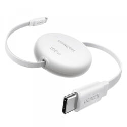 UGREEN Cablu Date si Incarcare USB-C - USB-C UGREEN L531, 100W, 1m, Alb - gsmboutique