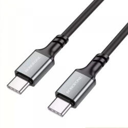 BOROFONE Cablu Date si Incarcare USB-C - USB-C Borofone BX83, 60W, 1m, Negru - gsmboutique