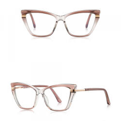 Techsuit Ochelari De Calculator Dama Techsuit 2271, Anti-Blue Light, Maro Deschis - gsmboutique