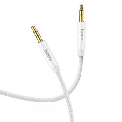 hoco. Cablu Audio 3.5mm - 3.5mm HOCO UPA19, 1m, Argintiu