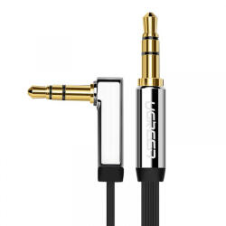 UGREEN Cablu Audio 3.5mm - 3.5mm UGREEN AV112 Angled, 1m, Negru - gsmboutique
