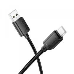 hoco. Cablu Date si Incarcare USB-A - USB-C HOCO X113, 18W, 1m, Negru - gsmboutique