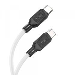 hoco. Cablu Date si Incarcare USB-C - USB-C HOCO X90, 60W, 1m, Alb - gsmboutique