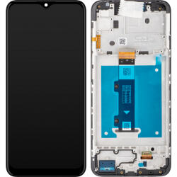 Motorola Display cu Touchscreen Motorola Moto E20, cu Rama, Negru, Service Pack 5D68C19457 (5D68C19457RR)