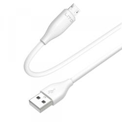 Lito Cablu Date si Incarcare USB-A - microUSB Lito LD03V, 18W, 1m, Alb - gsmboutique