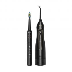 Bitvae Periuta De Dinti Electrica si Irigator Bucal Bitvae E11 + F5020E, Neagra