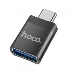hoco. Adaptor OTG USB-C - USB-A HOCO UA17, Negru - gsmboutique