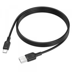 BOROFONE Cablu Date si Incarcare USB-A - USB-C Borofone BX113 Lenny, 18W, 1m, Negru - gsmboutique