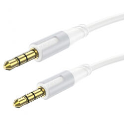 BOROFONE Cablu Audio 3.5mm - 3.5mm Borofone BL19 Creator, 1m, Alb - gsmboutique
