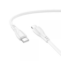 BOROFONE Cablu Date si Incarcare USB-C - Lightning Borofone BX121 Energy, 27W, 1m, Alb - gsmboutique
