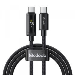 Mcdodo Cablu Date si Incarcare USB-C - USB-C McDodo CA-8000 Display, 100W, 1.2m, Negru - gsmboutique