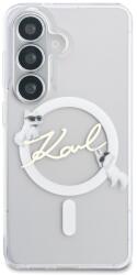 KARL LAGERFELD Husa Karl Lagerfeld IML KC Script cu MagSafe compatibila cu Samsung Galaxy S26, Transparent (3666339612702)