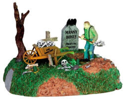  Lemax igor the grave digger Spooky Town 2014