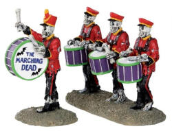  Lemax drum corpse s/2 Spooky Town 2013