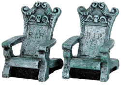  Lemax tombstone chairs, set of 2 Spooky Town 2013