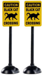  Lemax scary road signs s/2 Spooky Town 2020