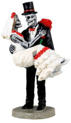  Lemax day of the dead bride & groom Spooky Town 2023