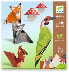 DJECO Joc creativ origami Animalele Pădurii Djeco (DJ08704)